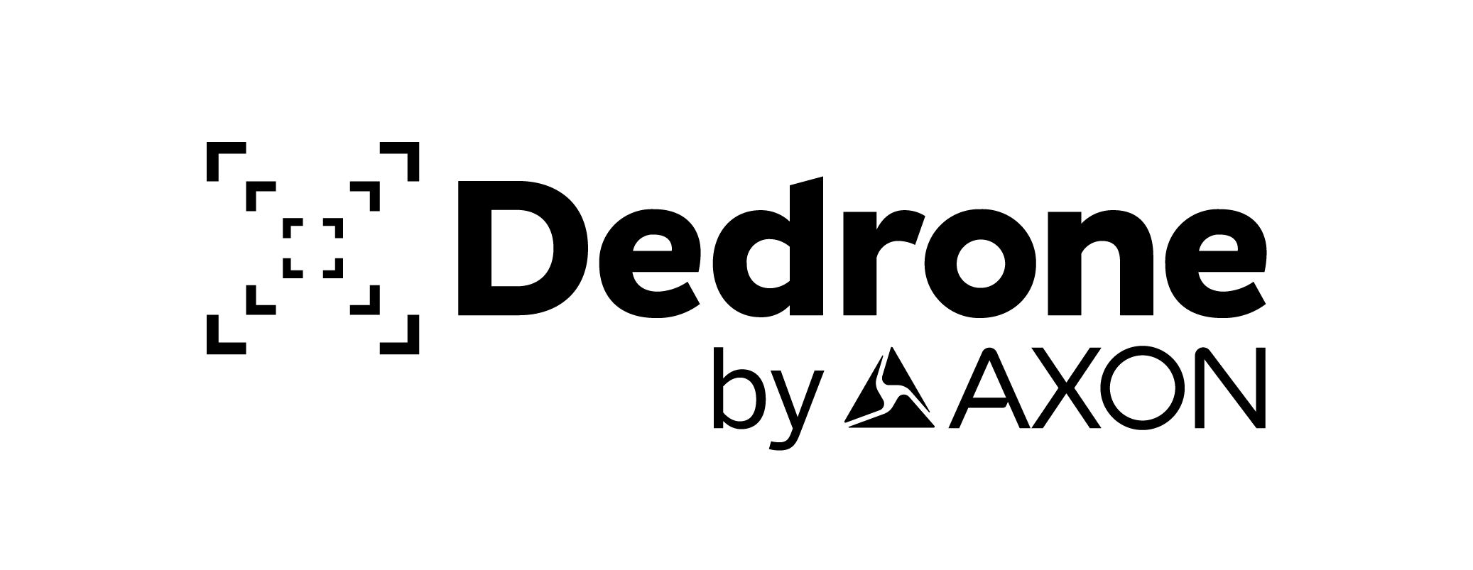 Dedrone by Axon Logo Signet Security Black Space