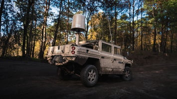 IRIS drone detection radar On-The-Move