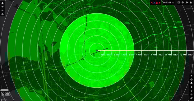 Robin Radar deploys off-the-shelf CUAS radar with 12km range image