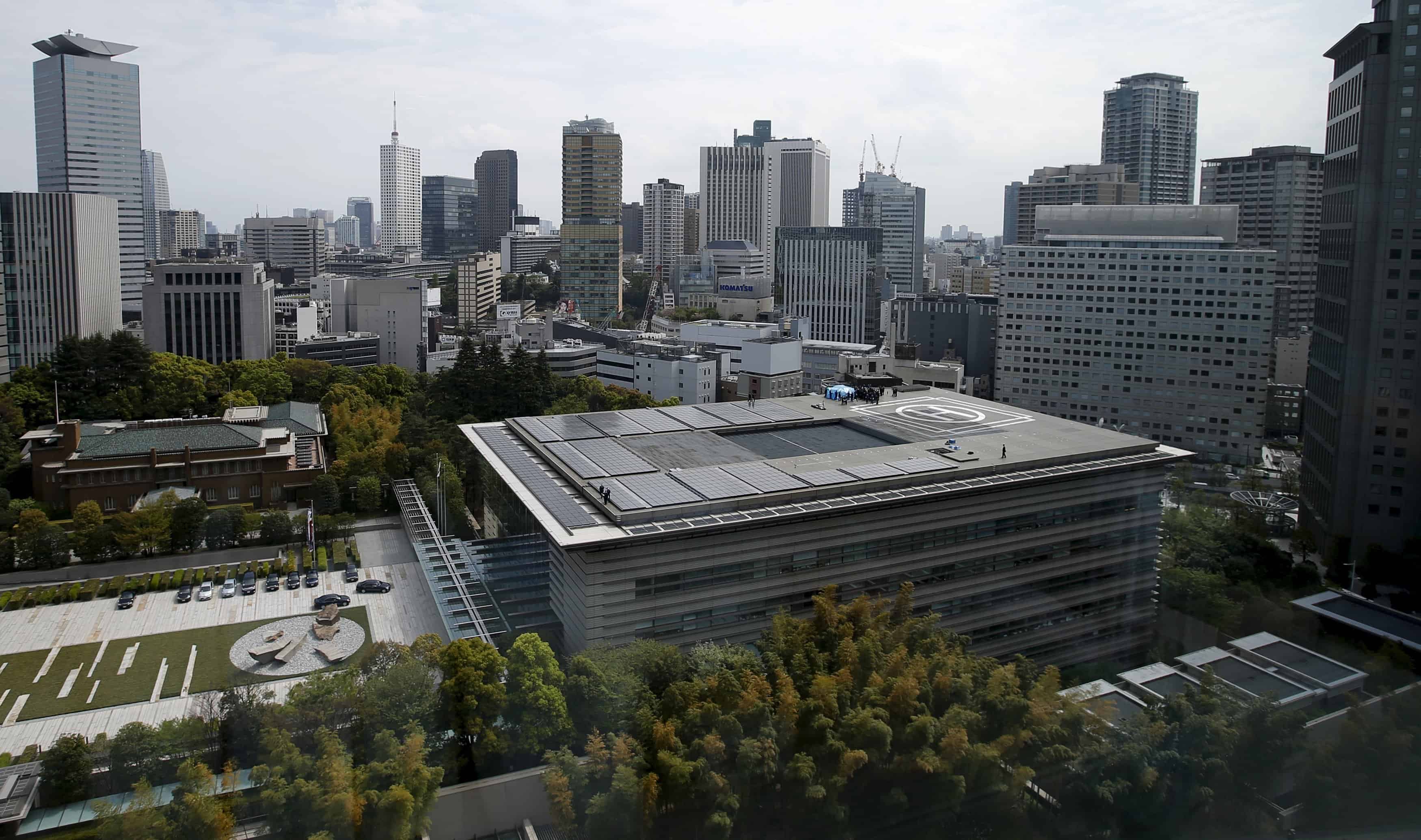 DRONE THREAT JAPANESE PM BUILDING