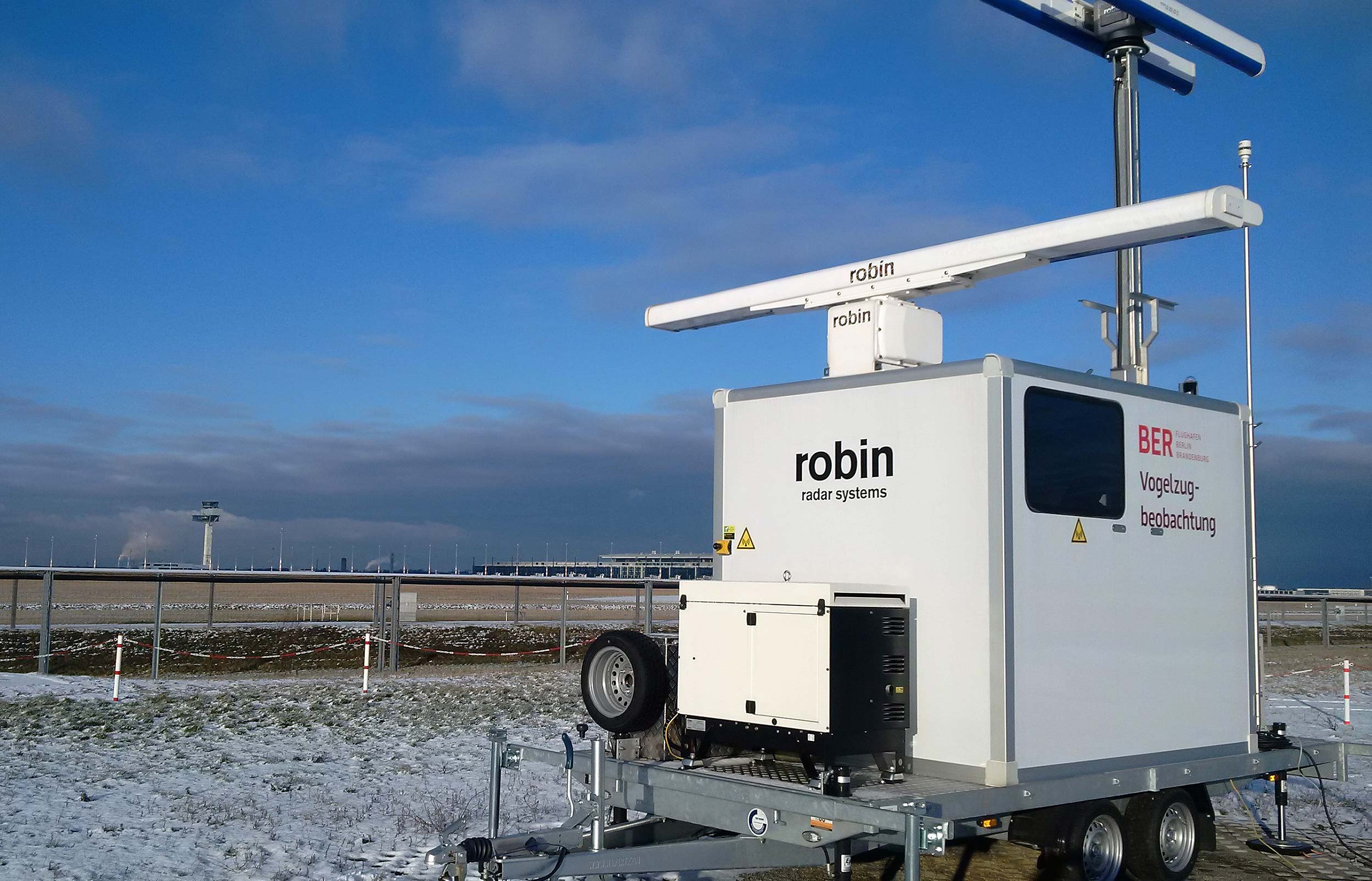 Bird Control Berlin Brandenburg Airport Robin Radar Systems