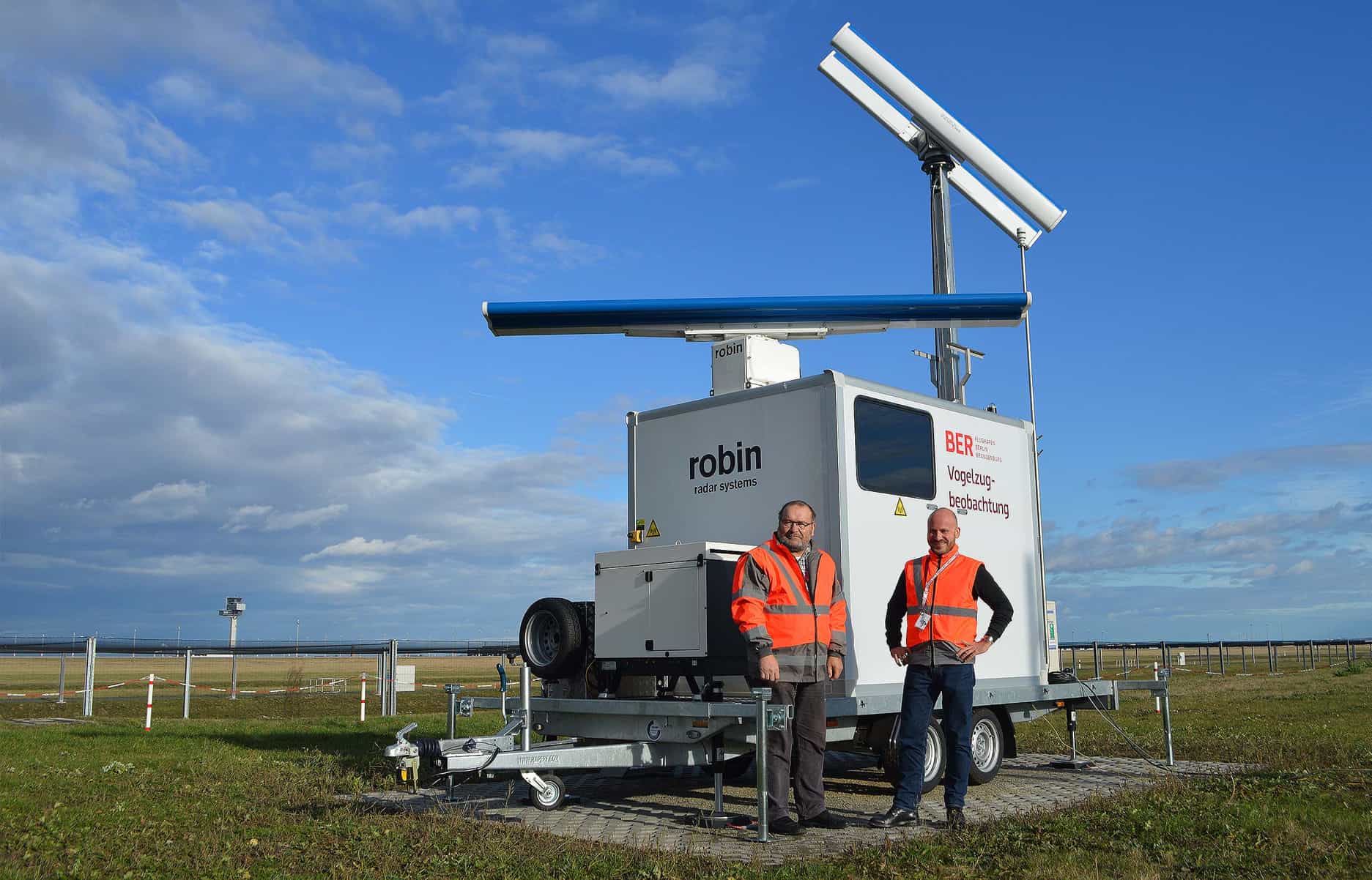 Bird Control Berlin Brandenburg Airport Robin Radar Systems